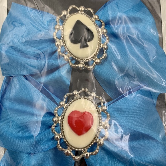 Leg Avenue Alice Hair Bows 2 Pack Alice Hair Bows for Alice in Wonderland Costum - Picture 3 of 3